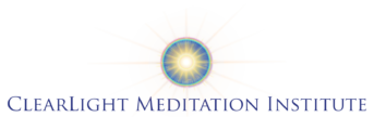 ClearLight Meditation Institute - blue name logo
